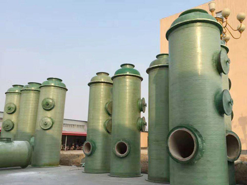陕西省玻璃钢湿式脱硫除尘器